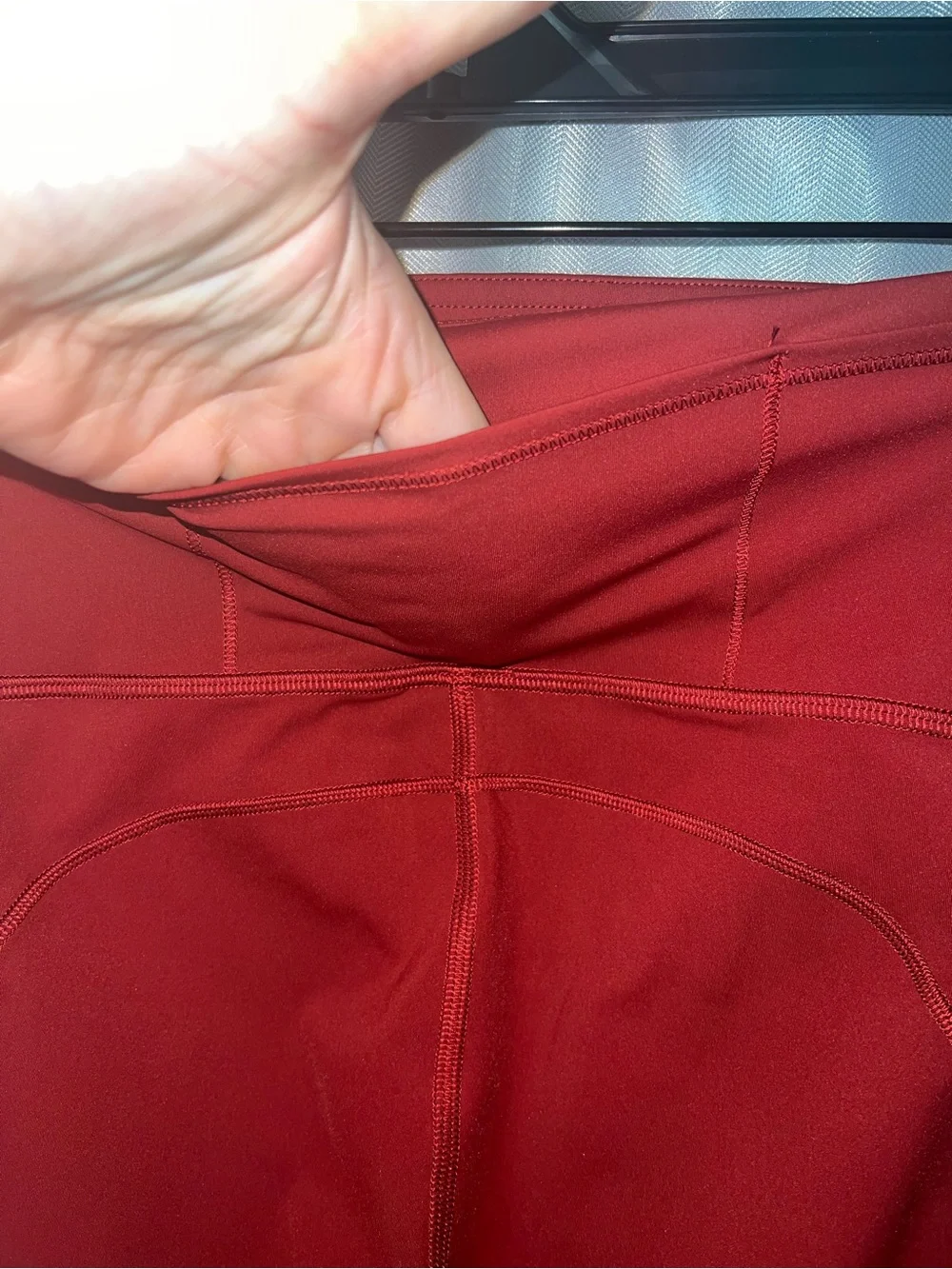 lululemon athletica High-Rise Red Pocket Leggings size 10